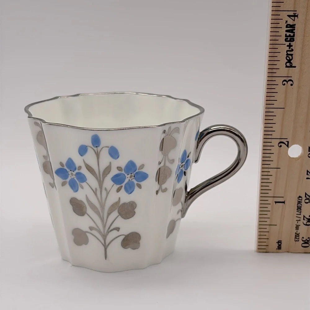 Wedgwood Bone China Flat Cup & Saucer Pattern WH 1583